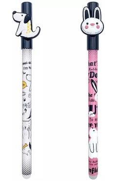 Imaginea produsului 'Set 2 pixuri cerneală termosensibilă: Iepuraș, cățel. My Pets'