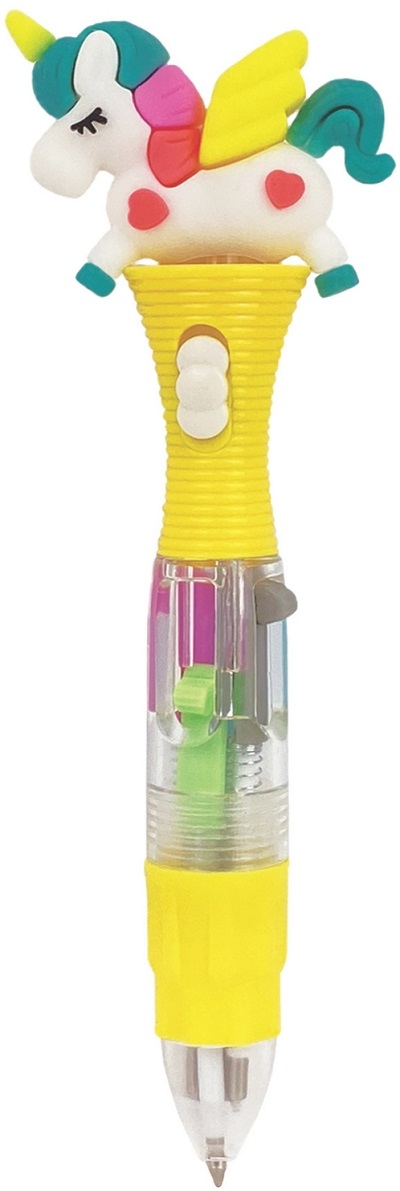 Pix multicolor mini cu 4 culori si LED: Dreamy. Galben