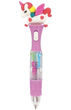 Imaginea produsului 'Pix multicolor mini cu 4 culori și LED: Dreamy. Mov'