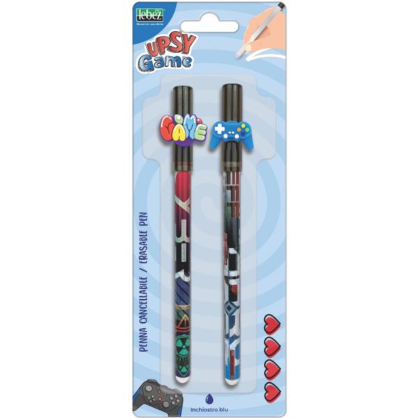 Set 2 pixuri cerneala termosensibila: Game, Controller albastru. Upsy Game