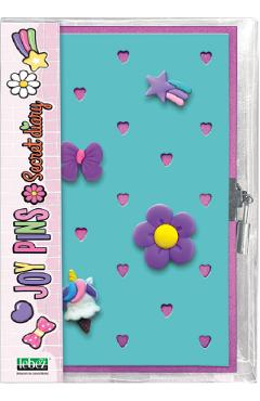 Imaginea produsului 'Jurnal cu decorațiuni 3D. Joy Pins Verde'