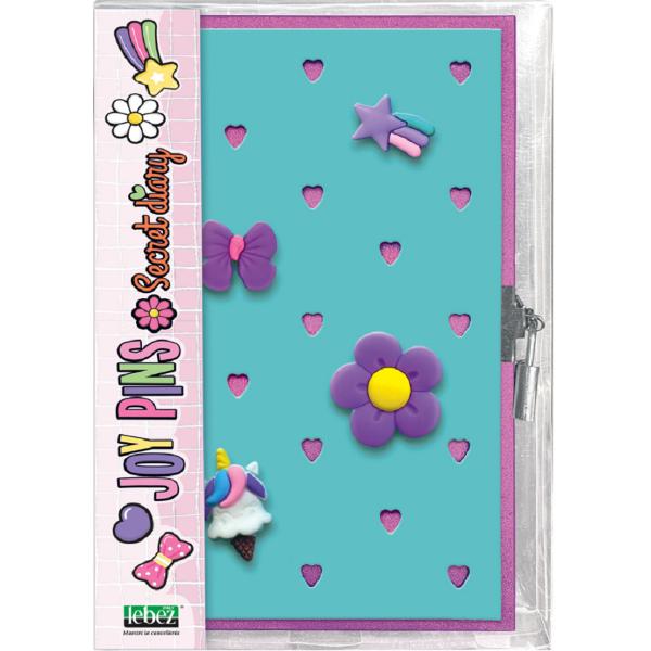Jurnal cu decoratiuni 3D. Joy Pins Verde