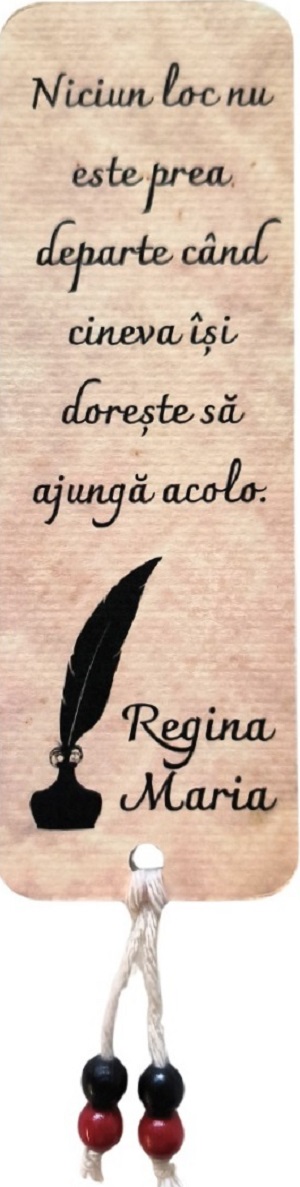 Semn de carte accesorizat: Regina Maria a Romaniei