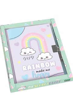 Imaginea produsului 'Jurnal: Rainbow make me happy. Curcubeu și norișori'