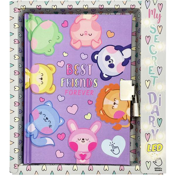 Jurnal cu led: Best friends forever