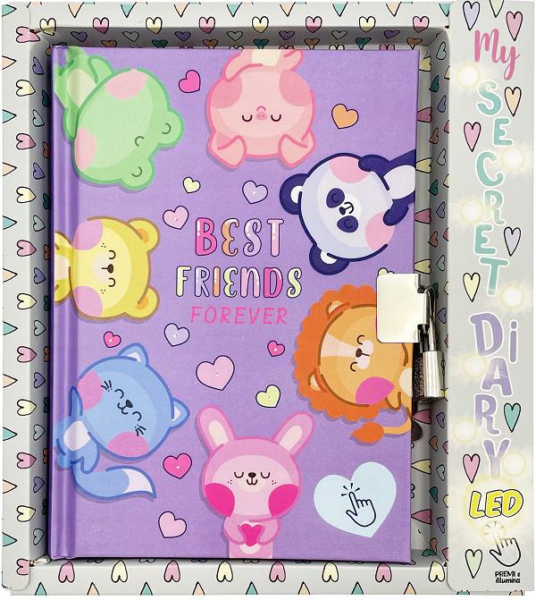 Jurnal cu led: Best friends forever