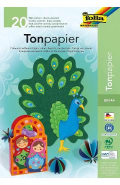 Imaginea produsului 'Carton colorat asortat 20 coli A4'