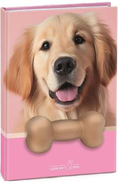 Imaginea produsului 'Agendă cățel cu squishy. Copertă roz'