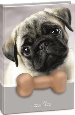 Imaginea produsului 'Agenda cățel cu squishy. Copertă gri'