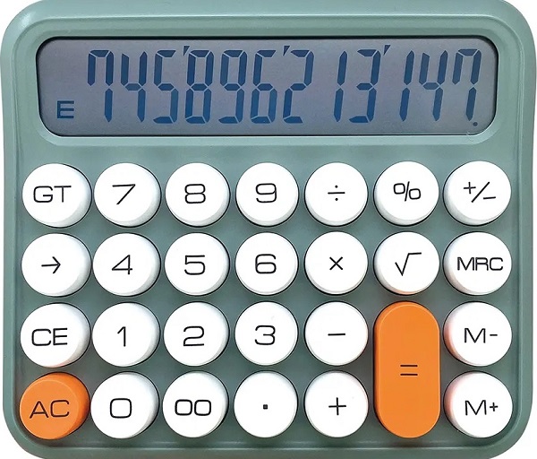 Calculator verde de birou 12 cifre