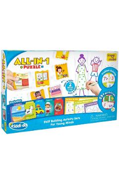 Imaginea produsului 'Set puzzle cu activități educative. All-in-1 puzzle'