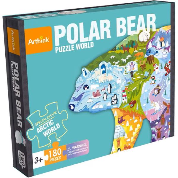 Puzzle in forma de urs polar 180 piese