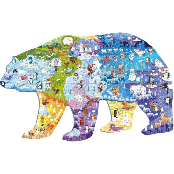 Puzzle in forma de urs polar 180 piese