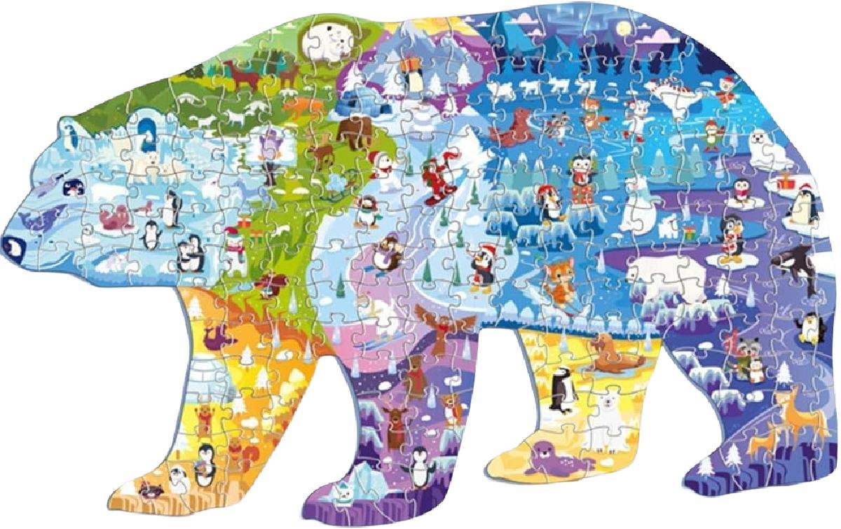 Puzzle in forma de urs polar 180 piese