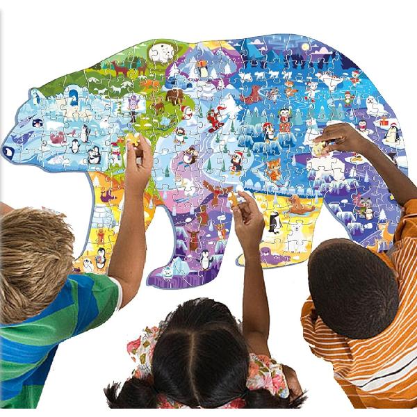 Puzzle in forma de urs polar 180 piese