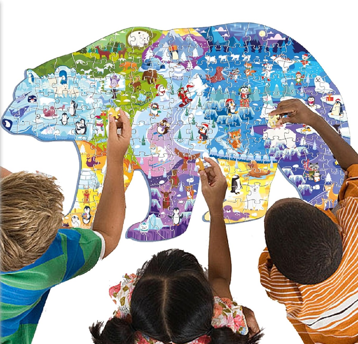 Puzzle in forma de urs polar 180 piese