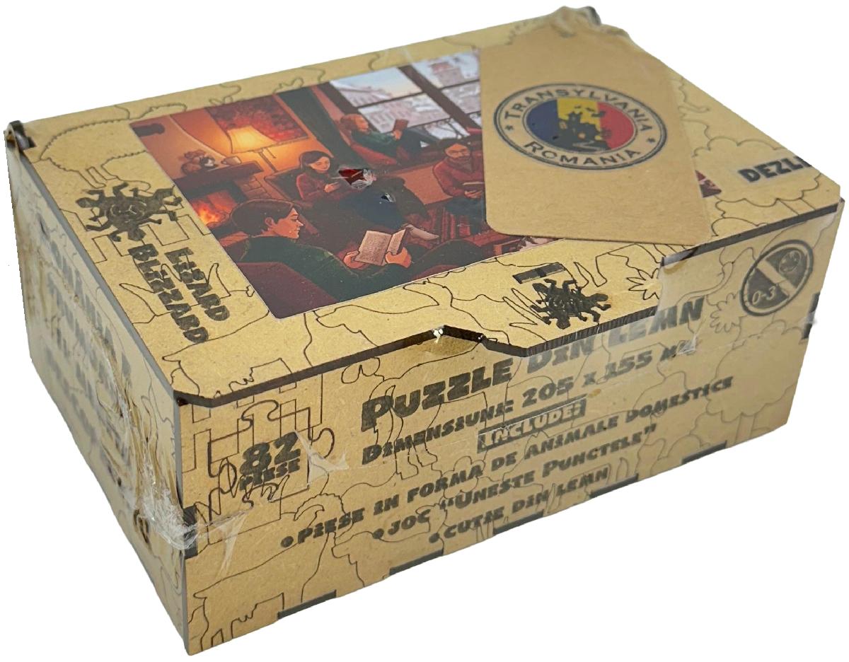  Puzzle MDF 82 piese: Carti, pisici, oameni in Brasov
