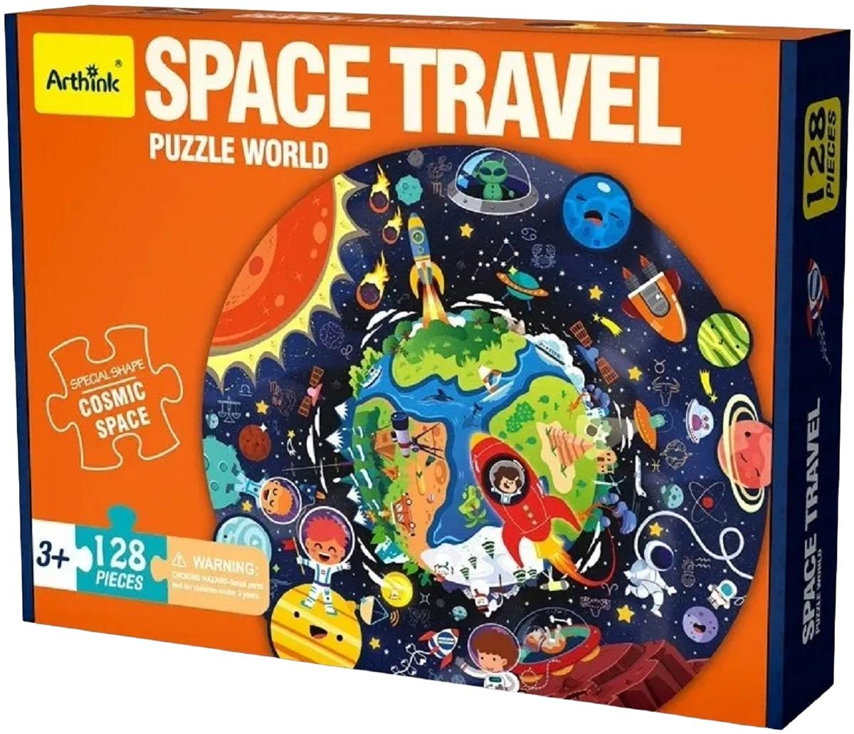 Puzzle rotund 180 piese: Space Travel