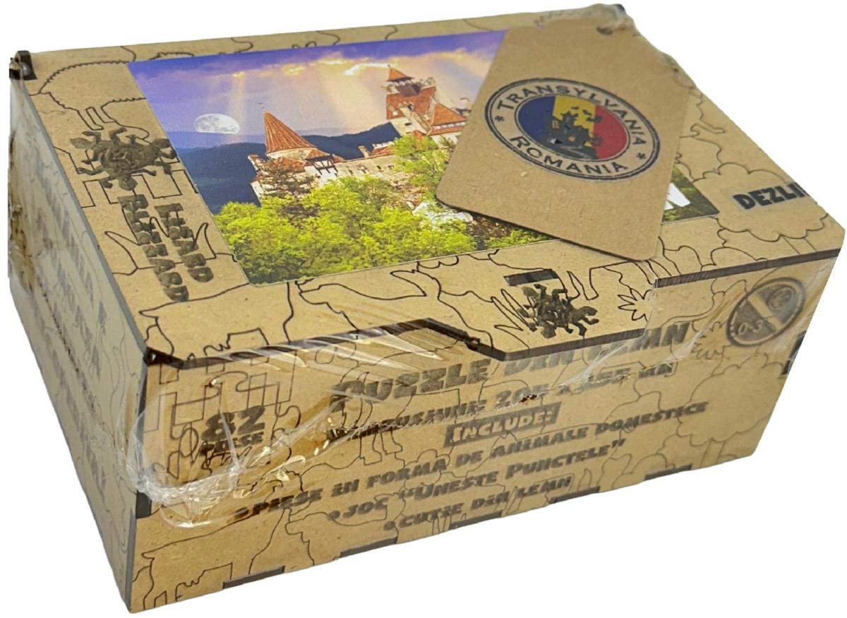 Puzzle MDF 82 piese: Castelul Bran