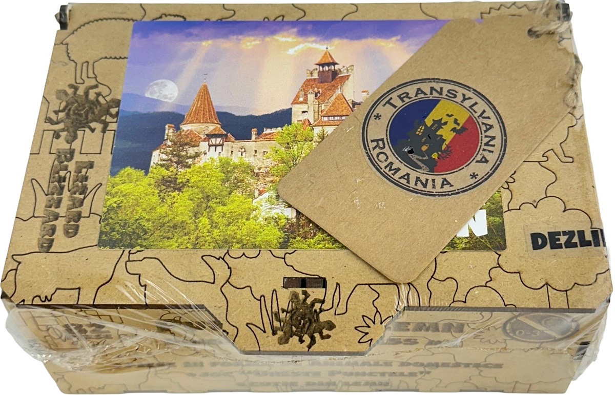 Puzzle MDF 82 piese: Castelul Bran
