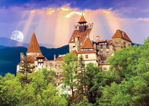 Puzzle MDF 82 piese: Castelul Bran