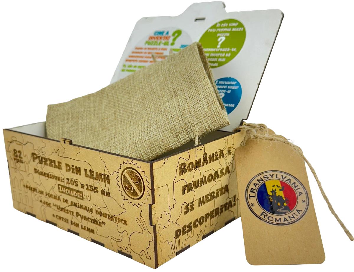 Puzzle MDF 82 piese: Castelul Bran
