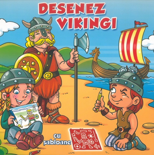 Desenez vikingi cu sabloane