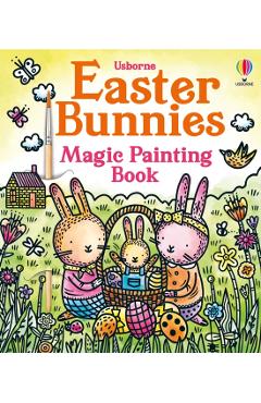 Coperta cărții 'Easter Bunnies Magic Painting Book - Kimberley (saex) Kinloch'