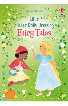 Coperta cărții 'Little Sticker Dolly Dressing Fairy Tales - Fiona Watt'
