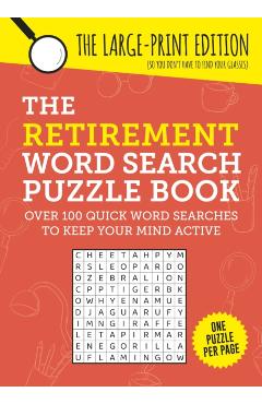 Retirement Word Search Puzzle Book