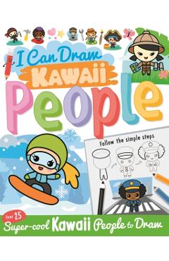 Coperta cărții 'I Can Draw Kawaii People - Paul Calver'