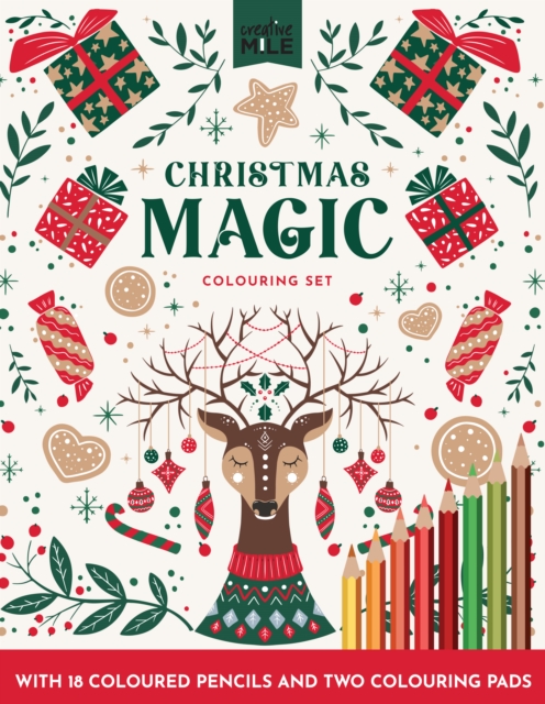 Christmas Magic Adult Colouring Set - 