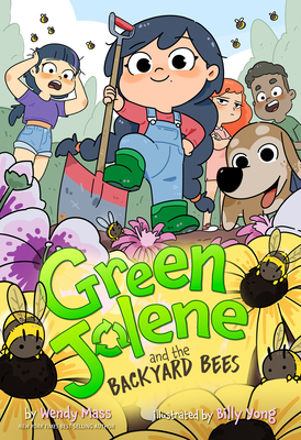 Coperta cărții 'Green Jolene and the Backyard Bees - Wendy Mass'