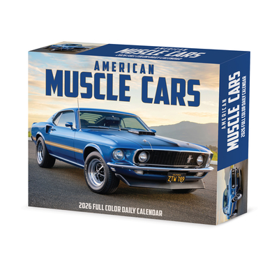American Muscle Cars 2026 5.4 X 6.2 Box Calendar - 