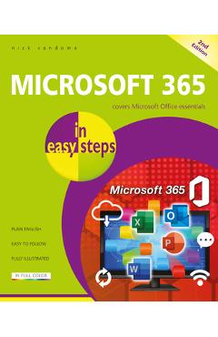Coperta cărții 'Microsoft 365 in Easy Steps - Nick Vandome'