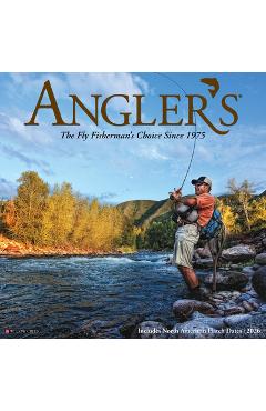 Coperta cărții 'Angler's 2026 12 X 12 Wall Calendar -'