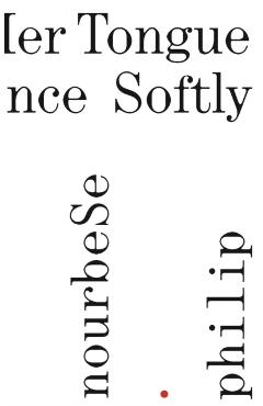 Coperta cărții 'She Tries Her Tongue - Her Silence Softly Breaks - M. Nourbese Philip'