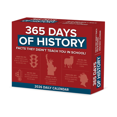 365 Days of History 2026 5.4 X 6.2 Box Calendar - 