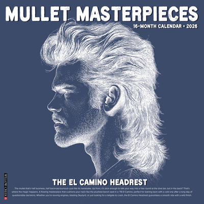 Mullet Masterpieces 12 X 12 Wall Calendar - 