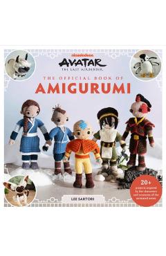 Coperta cărții 'Avatar: The Last Airbender: The Official Book of Amigurumi - Lee Sartori'