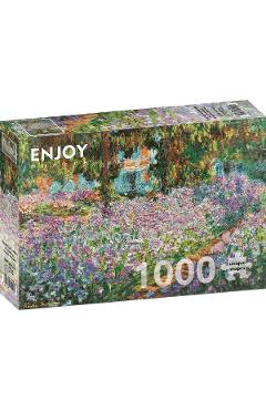 Poza produsului Puzzle 1000: The Artist Garden at Giverny. Claude Monet