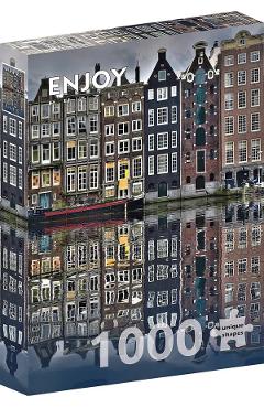 Poza produsului Puzzle 1000: Amsterdam Houses