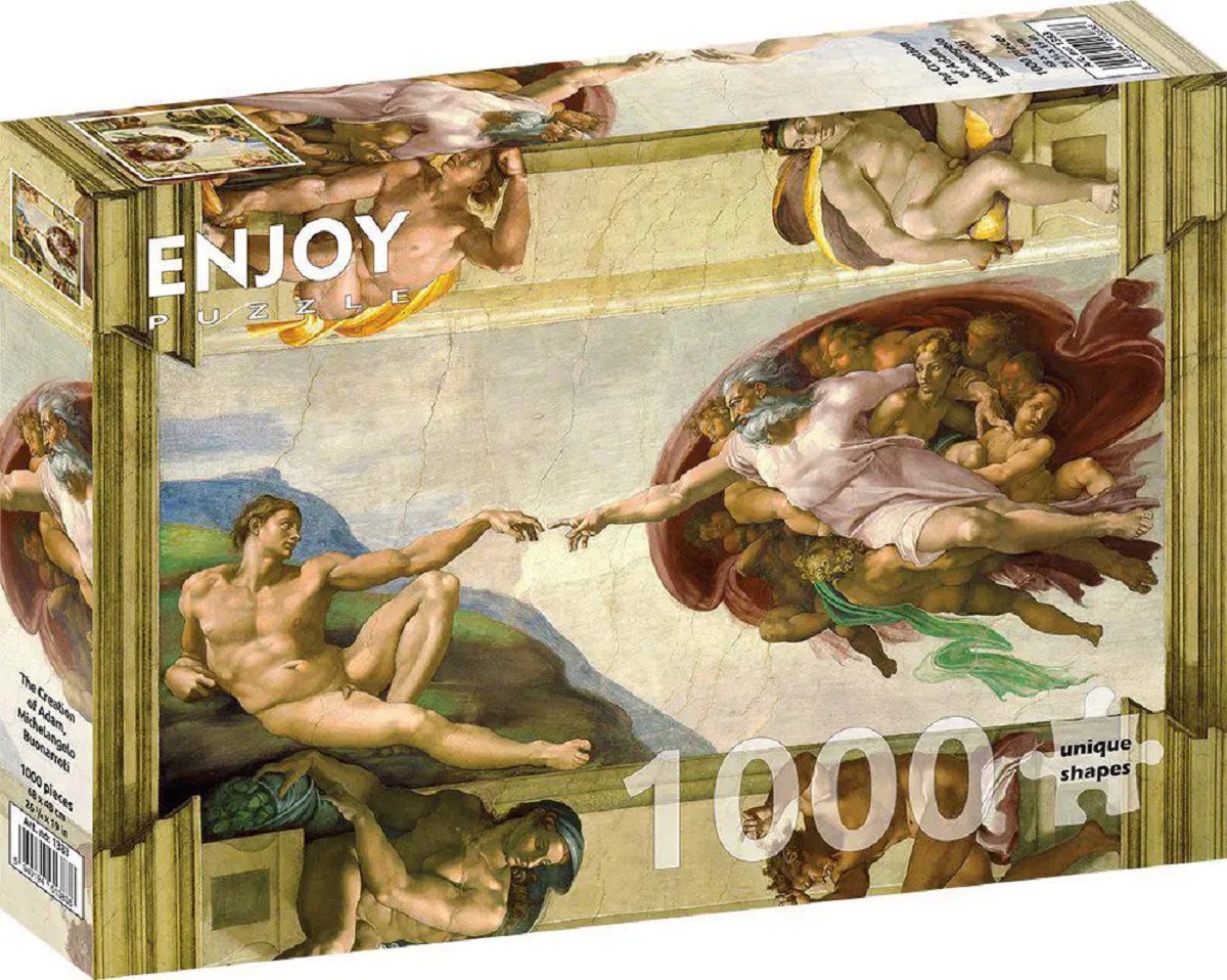  Puzzle 1000: The Creation of Adam. Michelangelo Buonarroti