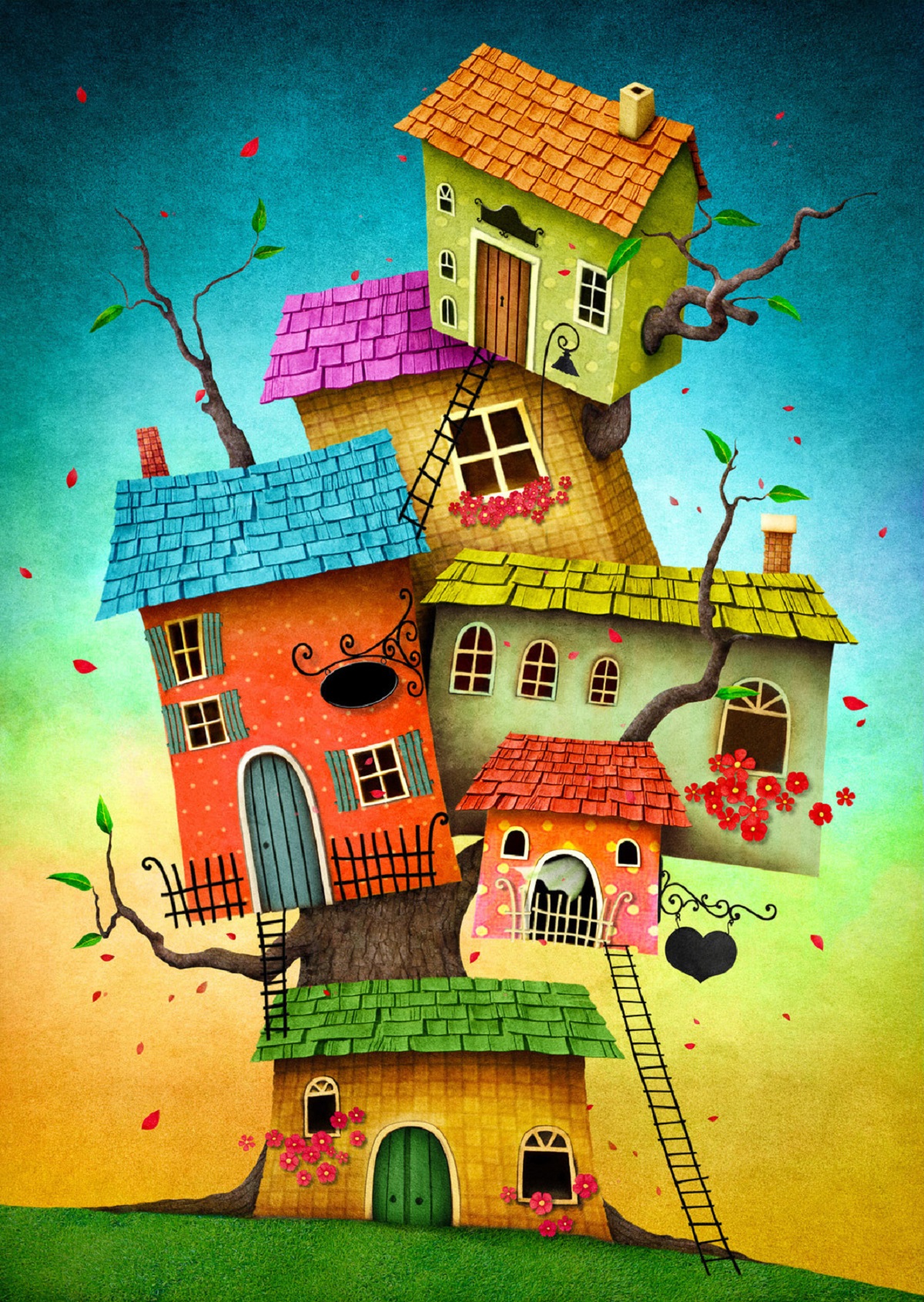 Puzzle 1000: Fairy Tale Houses