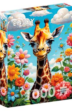 Poza produsului Puzzle 1000: Cute Giraffe