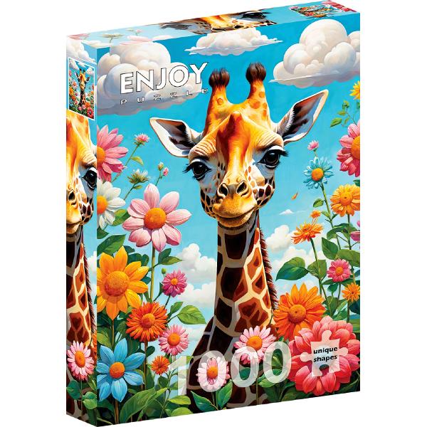 Puzzle 1000: Cute Giraffe