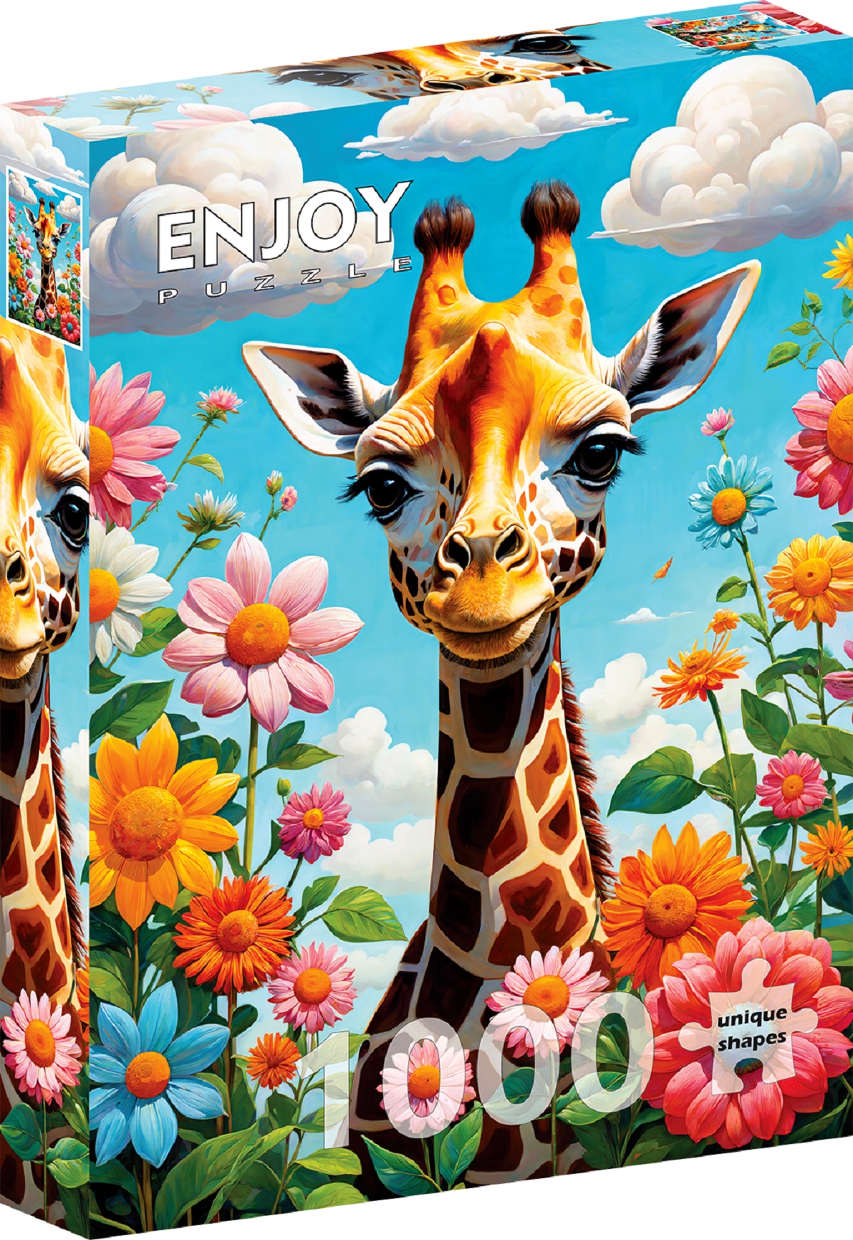 Puzzle 1000: Cute Giraffe