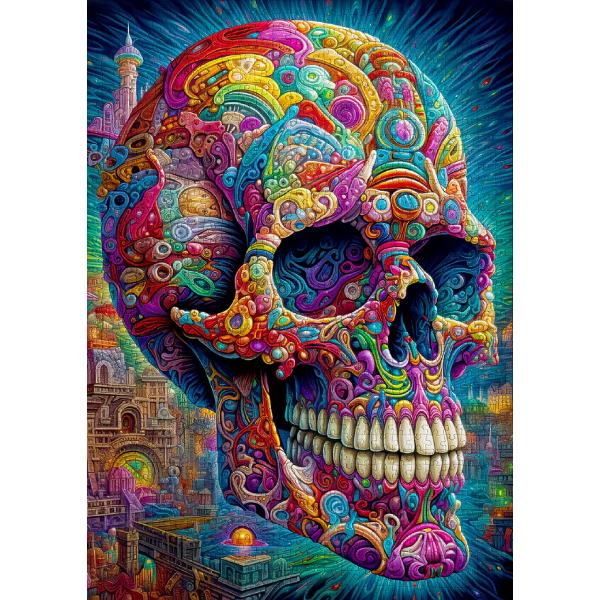 Puzzle 1000: Quirky Skull