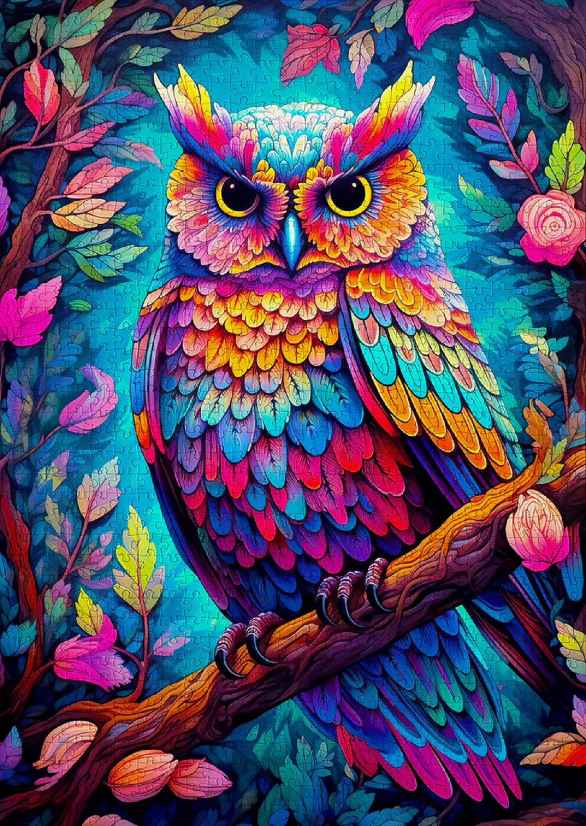 Puzzle 1000: Dazzling Owl