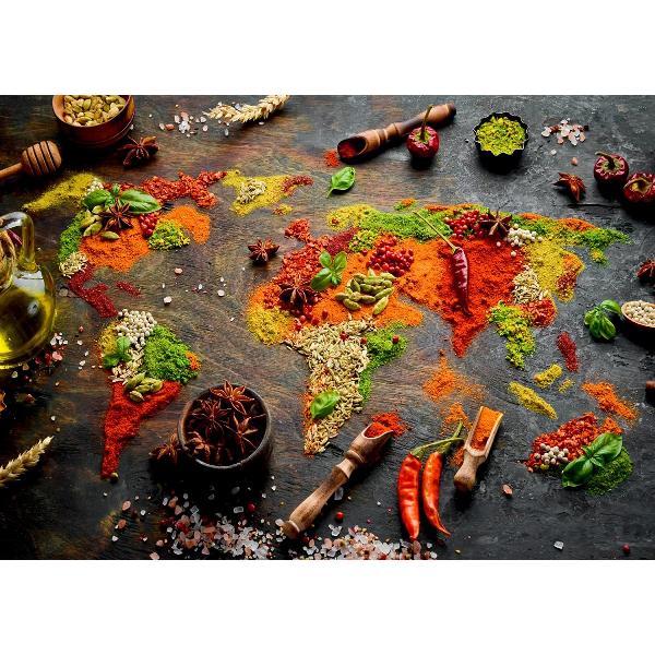 Puzzle 1000: World Map in Spices